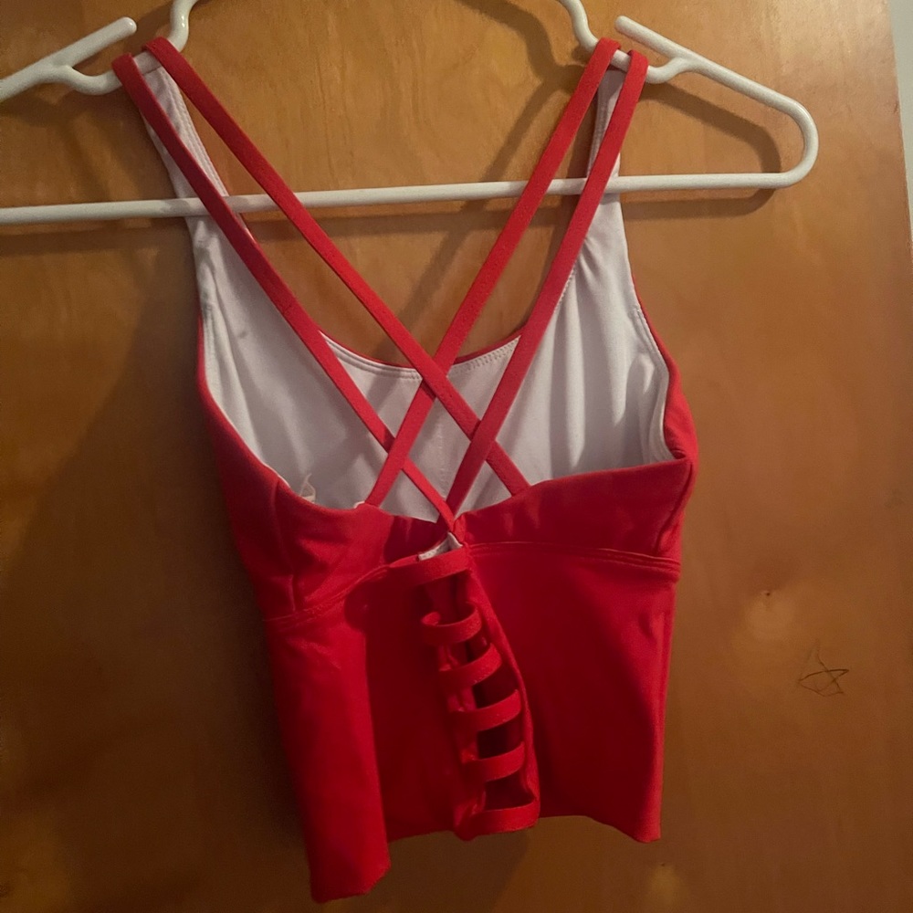 NVGTN XS red sports bra.